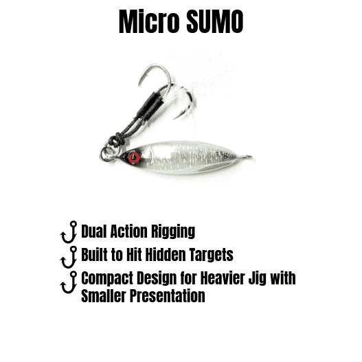 Submission Fishing Co. Micro Sumo & Mercenary 4-Pack | Slow Pitch Jig | 10g & 15g | Two Profiles | Save 10%