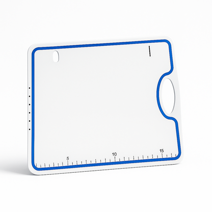 TRAPSKI Bucket Board | Made in USA | Marine-Grade HDPE | Fits 5-Gallon Buckets & Coolers | Integrated Ruler | Non-Skid Feet | Fillet, Bait Prep & Gear