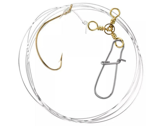 Tide Rite R554 Fluke Drift Rig | 30 lb Mono Leader