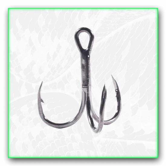 Royal Hooks ROYAL Twisted Treble Hooks | Twisted Shank | Chemically Sharpened & Honed | Heat Treated | 6-Pack or Bulk | #10–2/0