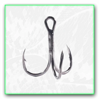 Royal Hooks ROYAL Twisted Treble Hooks | Twisted Shank | Chemically Sharpened & Honed | Heat Treated | 6-Pack or Bulk | #10–2/0