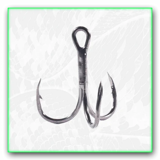 Royal Hooks ROYAL Twisted Treble Hooks | Twisted Shank | Chemically Sharpened & Honed | Heat Treated | 6-Pack or Bulk | #10–2/0
