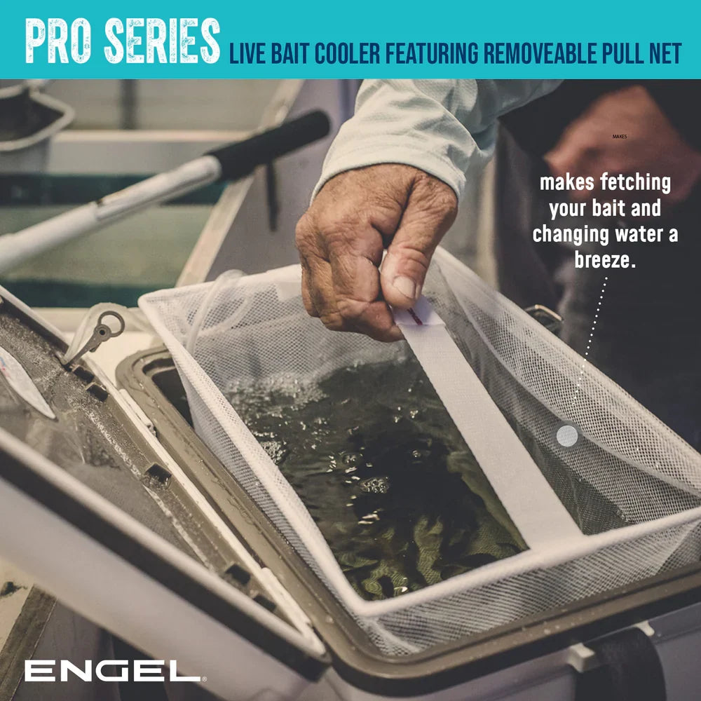 Engel Live Bait Pro Cooler 7.5 Qt with AP3 Aerator