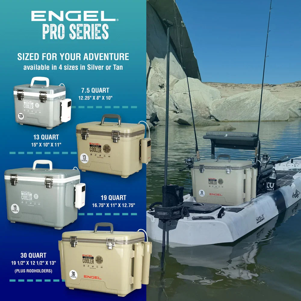 Engel Live Bait Pro Cooler 7.5 Qt with AP3 Aerator