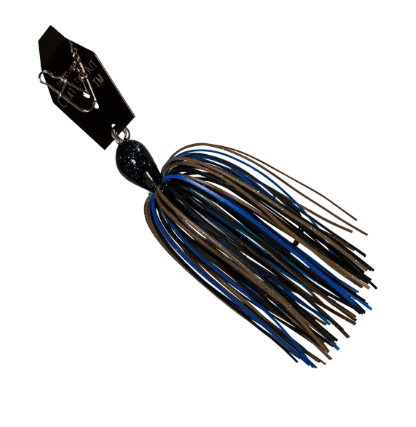 Z-MAN Big Blade ChatterBait 1/2oz Black/Blue Candy