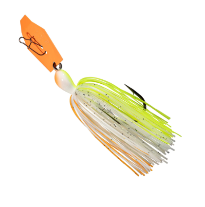 Z-MAN Big Blade ChatterBait 3/4oz Chartreuse/White/Orange