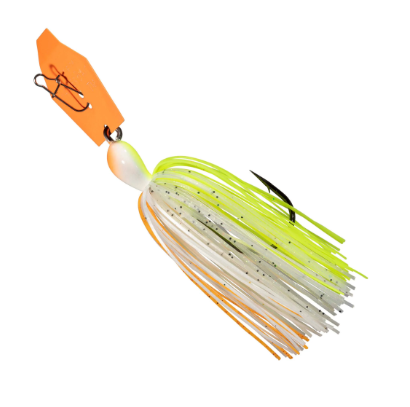 Z-MAN Big Blade ChatterBait 1/2oz Chartreuse/White/Orange