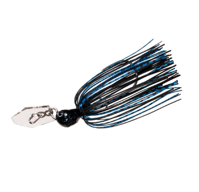 Z-MAN ChatterBait Jackhammer Stealthblade 3/8oz Black/Blue