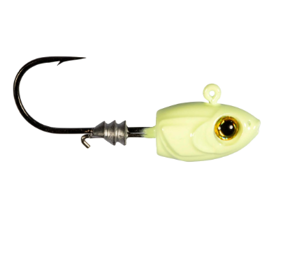 Z-MAN Micro Shad HeadZ 3/16oz Glow 4pk
