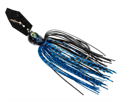 Z-MAN Tungsten ChatterBait Elite EVO 3/8oz Black/Blue