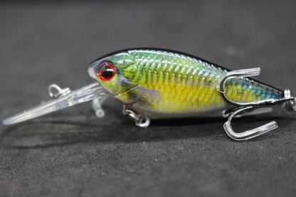 Crankbait Fishing Lure 8g 8cm 3 Meters Depth High End Hooks Wide Wobble with Deep Diving Carp Fishing HC549