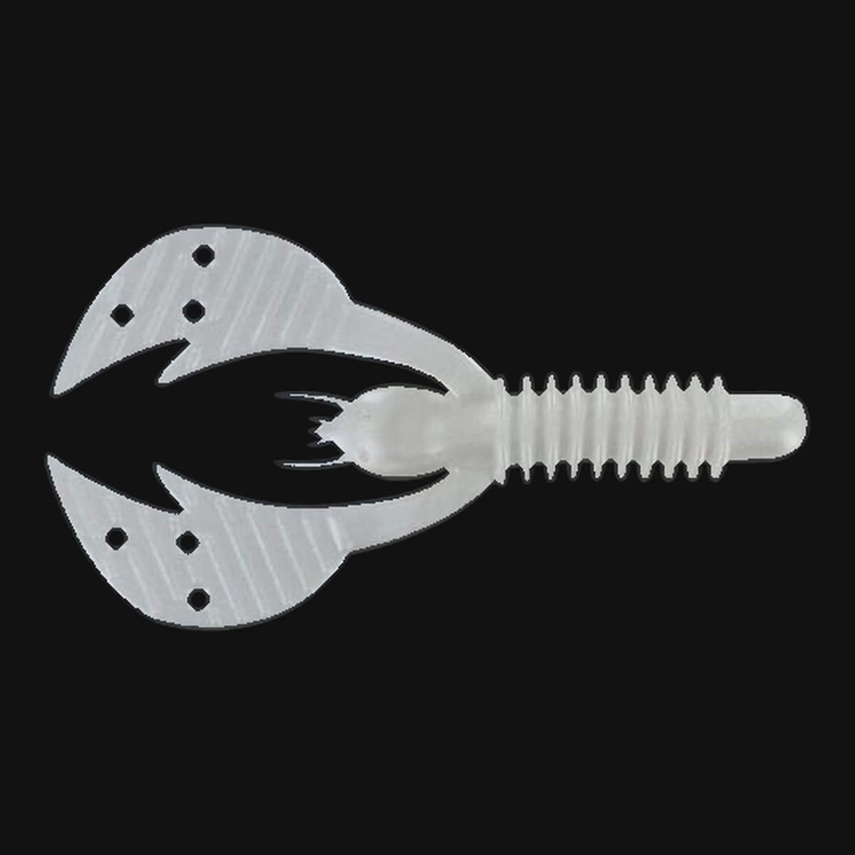 Big Bite Baits Kamikaze Craw 3.75" in Pearl