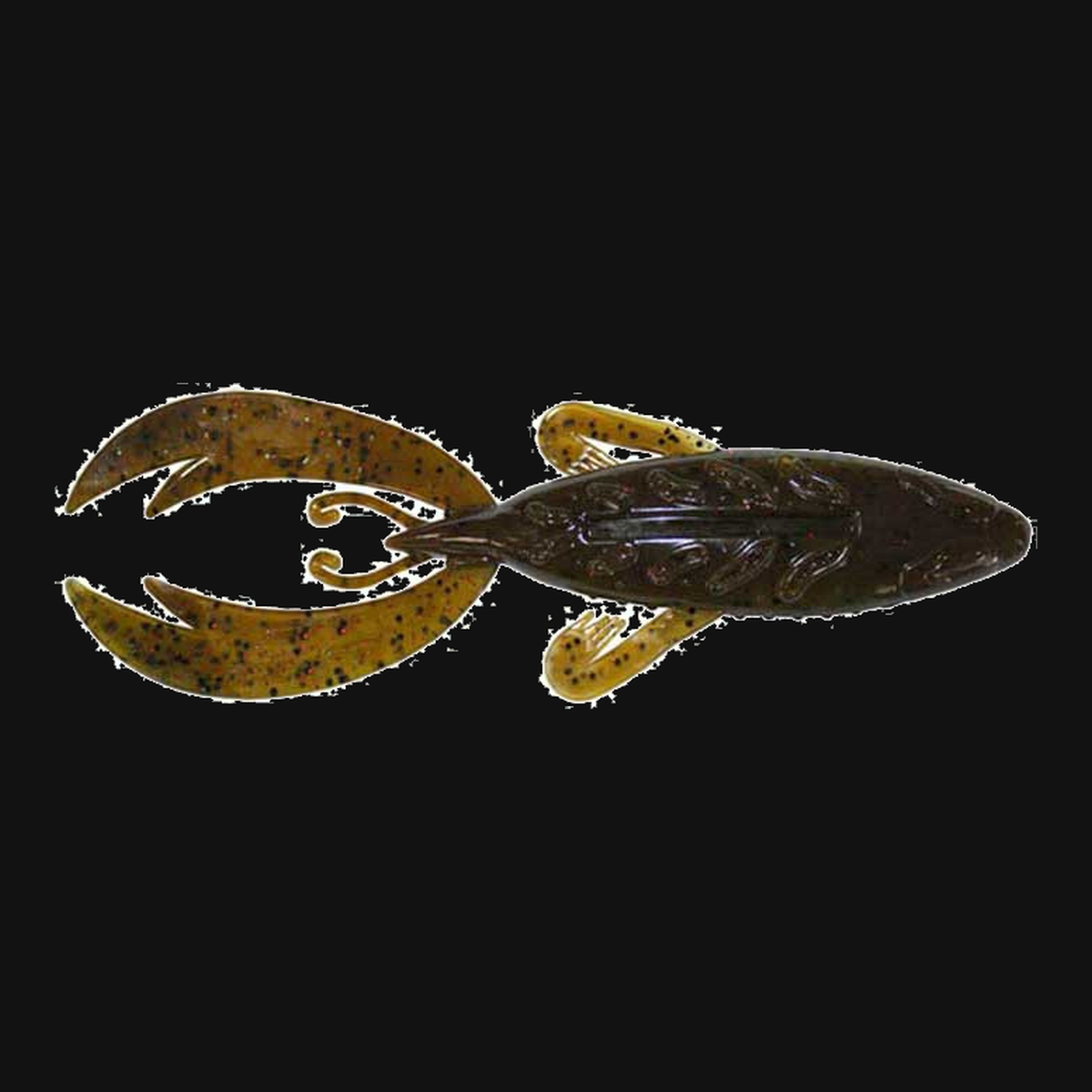 Big Bite Baits Rojas Fighting Frog 4" in Green Pumpkin Watermelon Red Flake Laminate