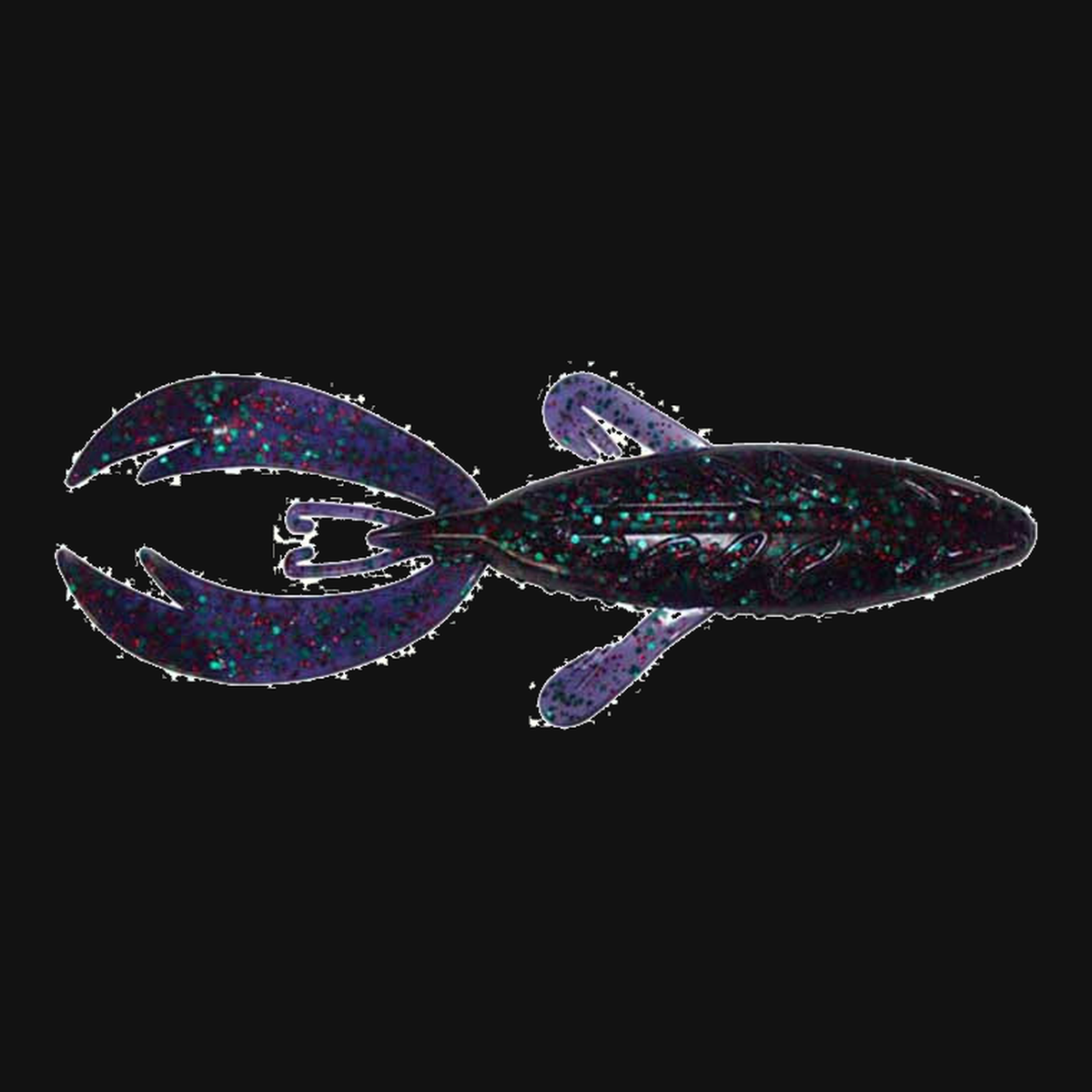 Big Bite Baits Rojas Fighting Frog 4" in Junebug Red Flake
