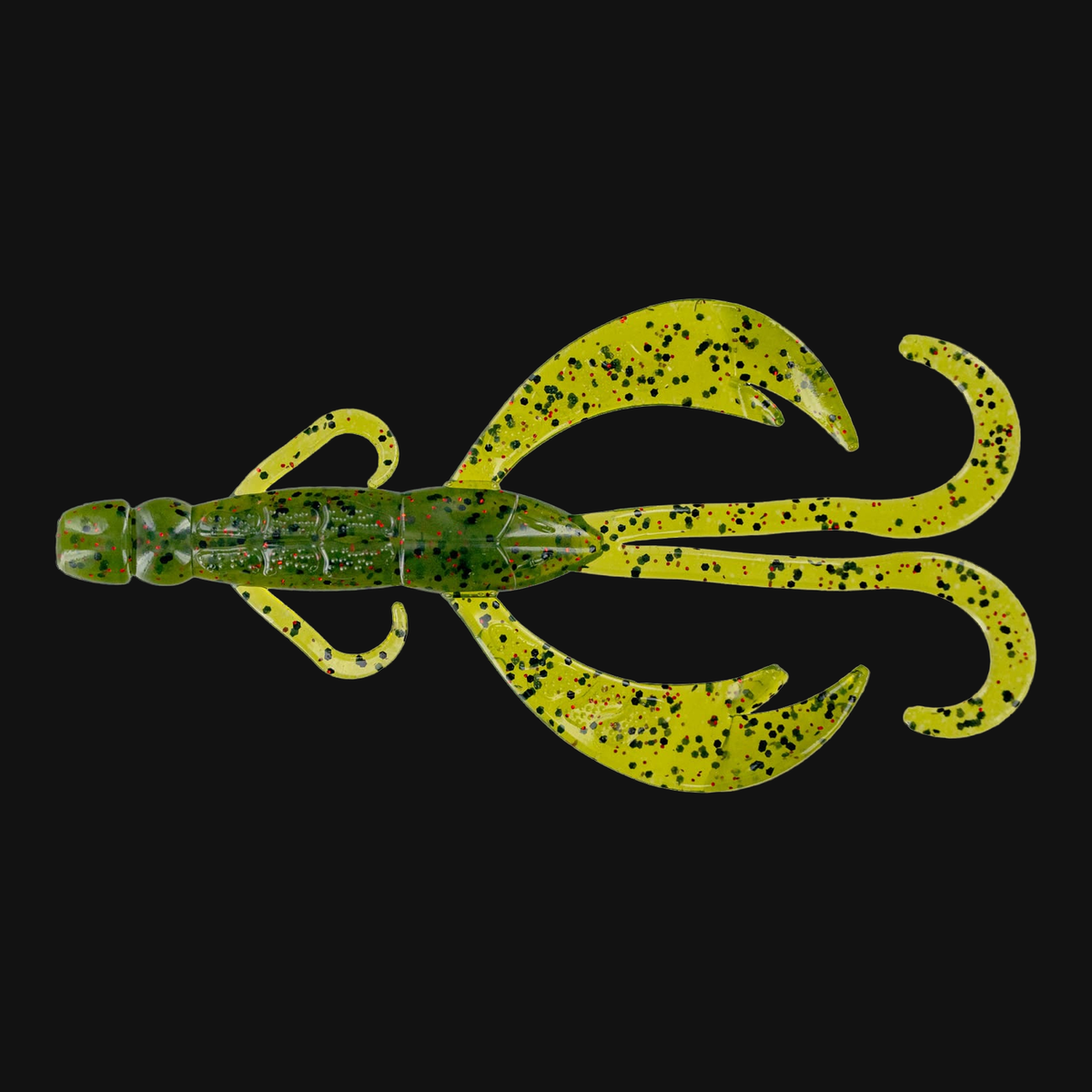 Big Bite Baits Battle Bug 5" in Watermelon Diet Red Flake