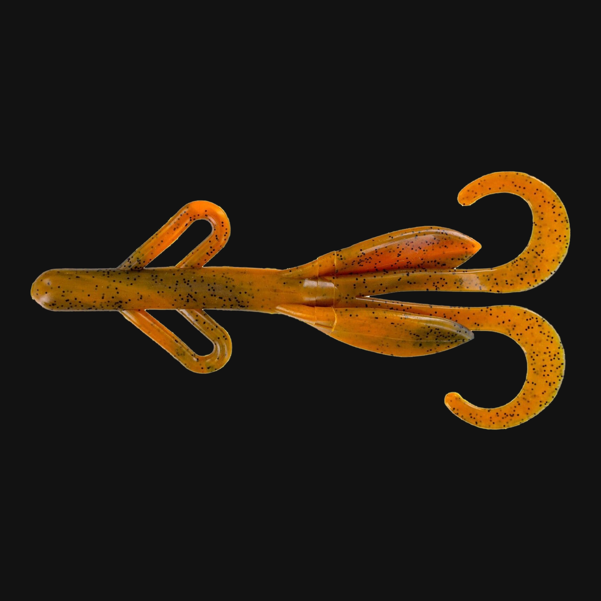 Big Bite Baits Creature 4" in Craw Orange Swirl