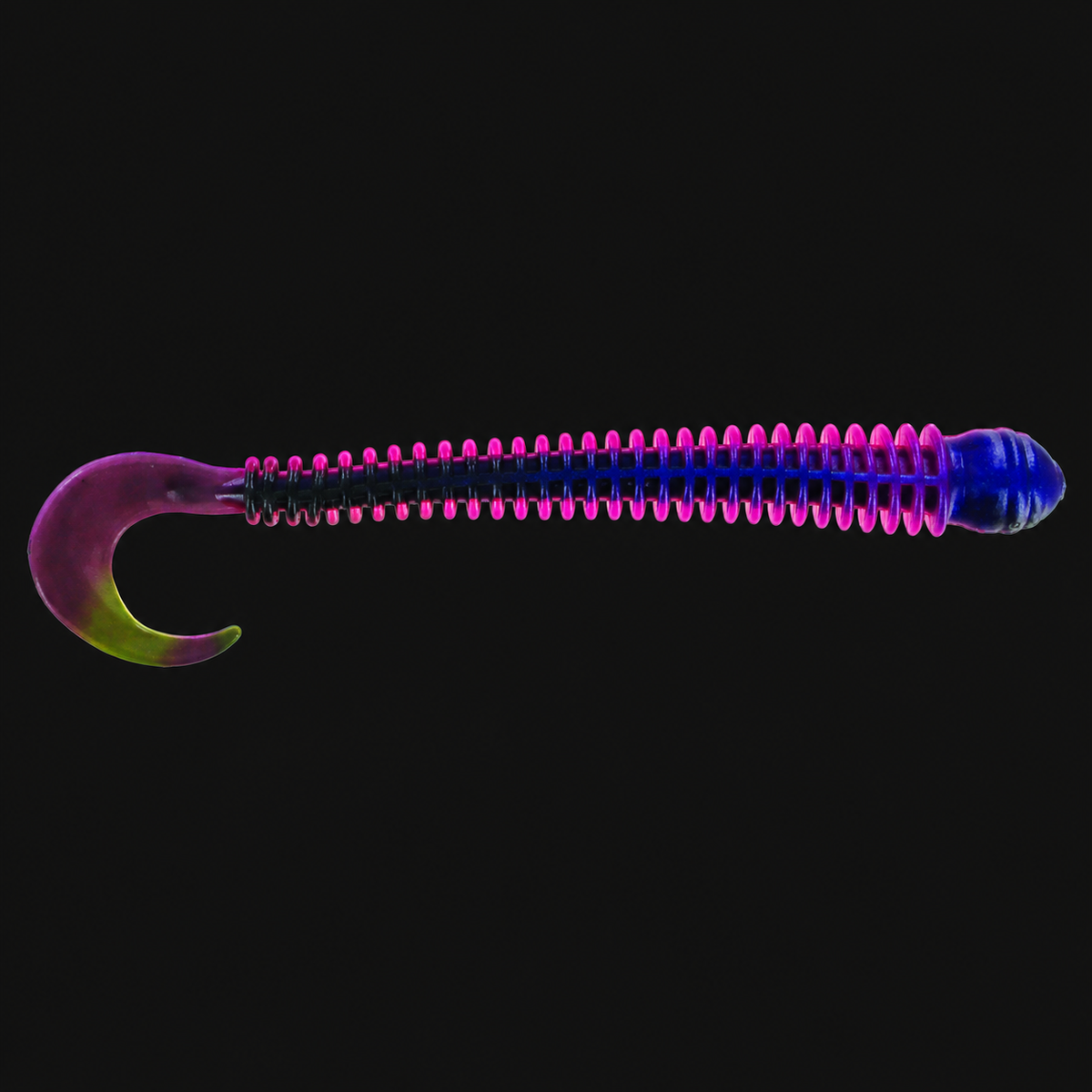 Big Bite Baits 4-inch Ring Disc Worm in Tequila Sunrise