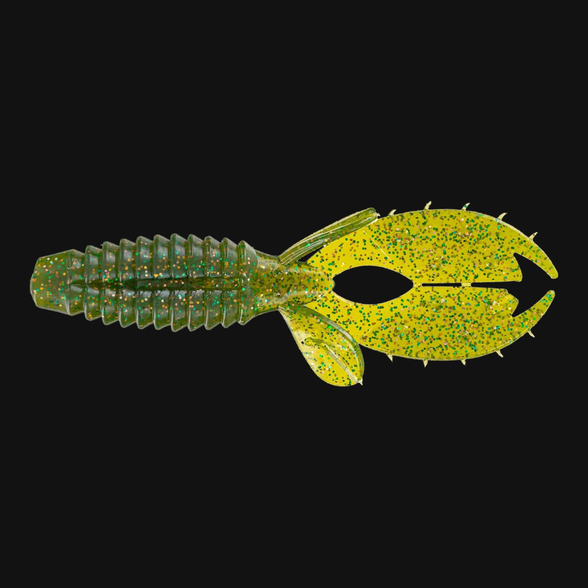 Big Bite Baits YoMama 4" in Watermelon Copper Green Flake