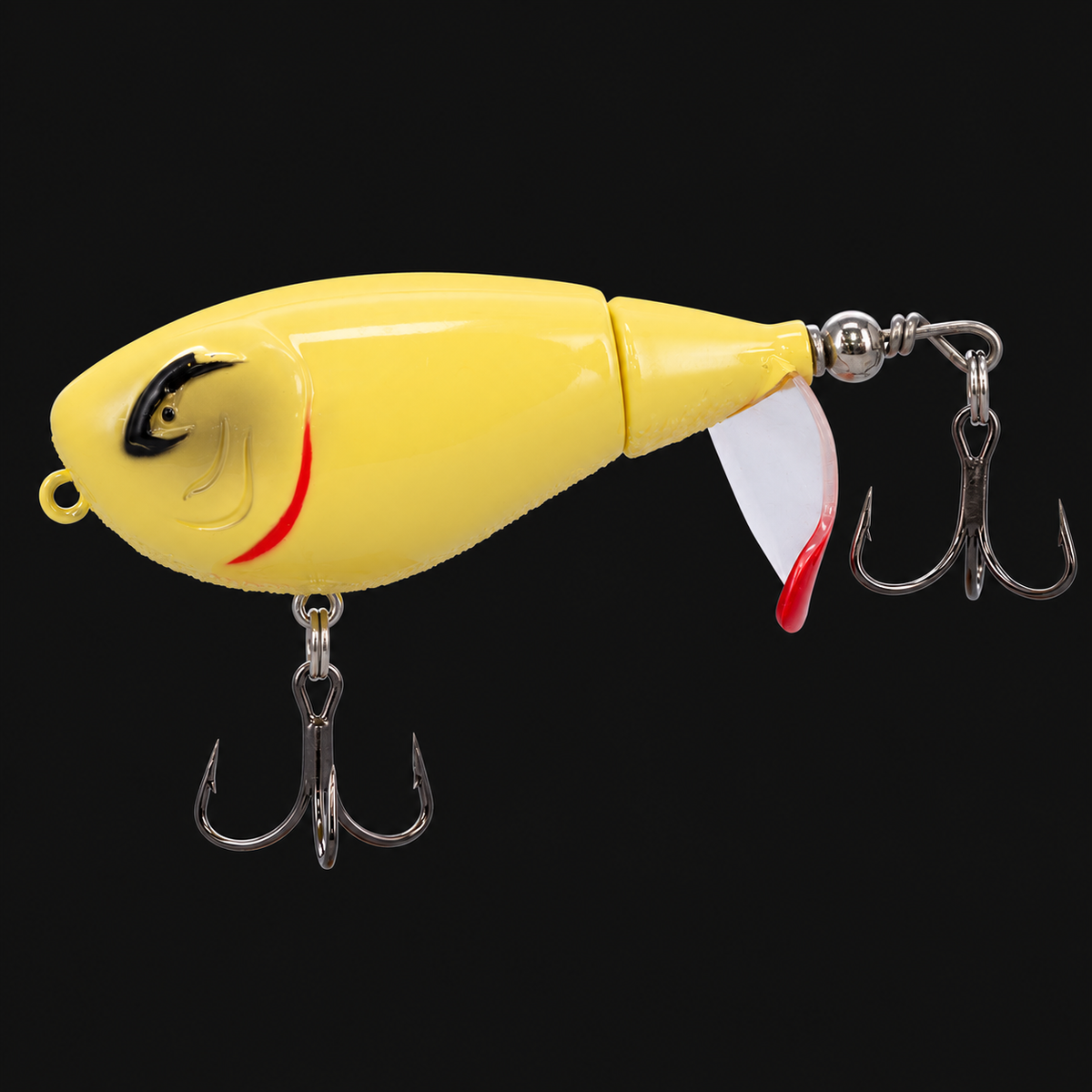 Bill Lewis Baby Bubbler 55 topwater lure in Bone