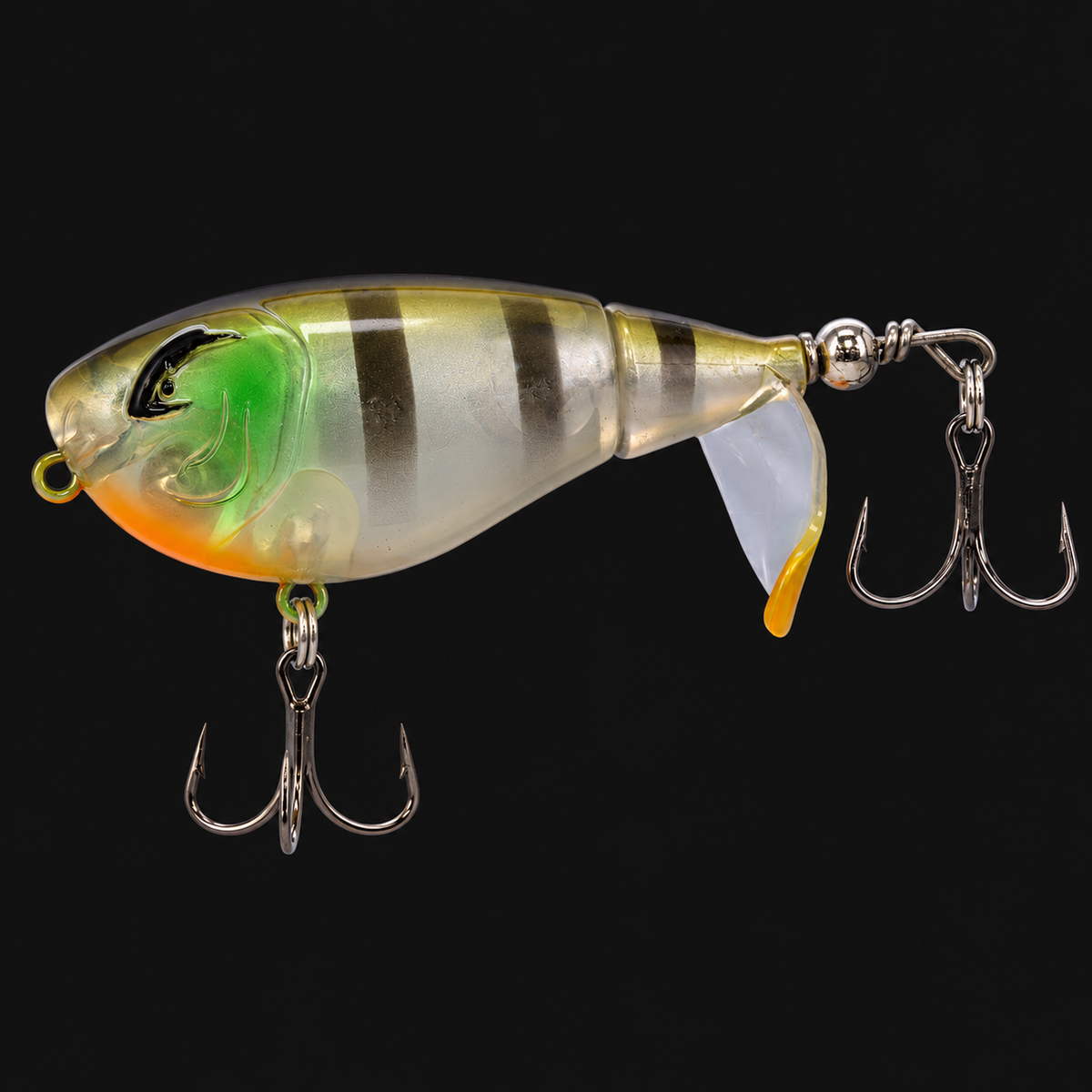 Bill Lewis Baby Bubbler 55 topwater lure in Ghost Bluegill