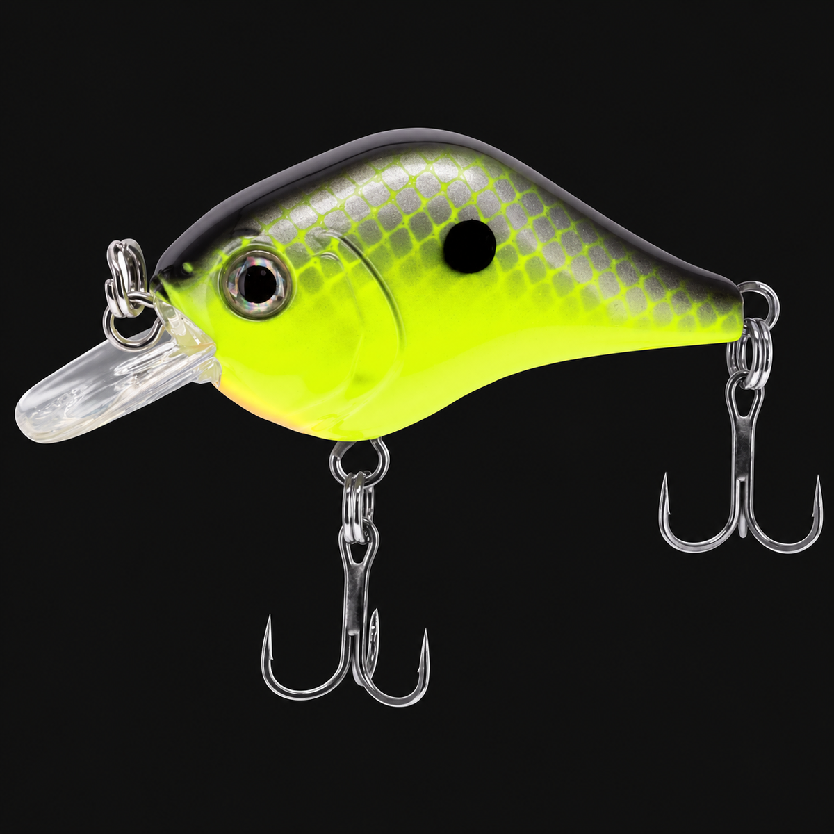 Bill Lewis Gnat fishing lure in Chartreuse Shiner