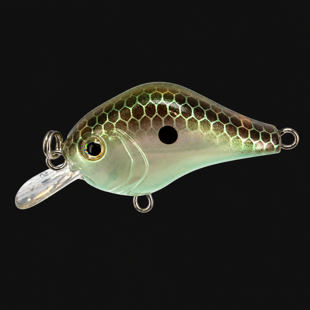 Bill Lewis Gnat fishing lure in Green Gizzard
