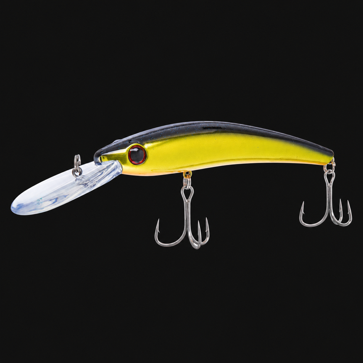 Bill Lewis Precise Walleye Crank fishing lure in Gold Tennessee Shad