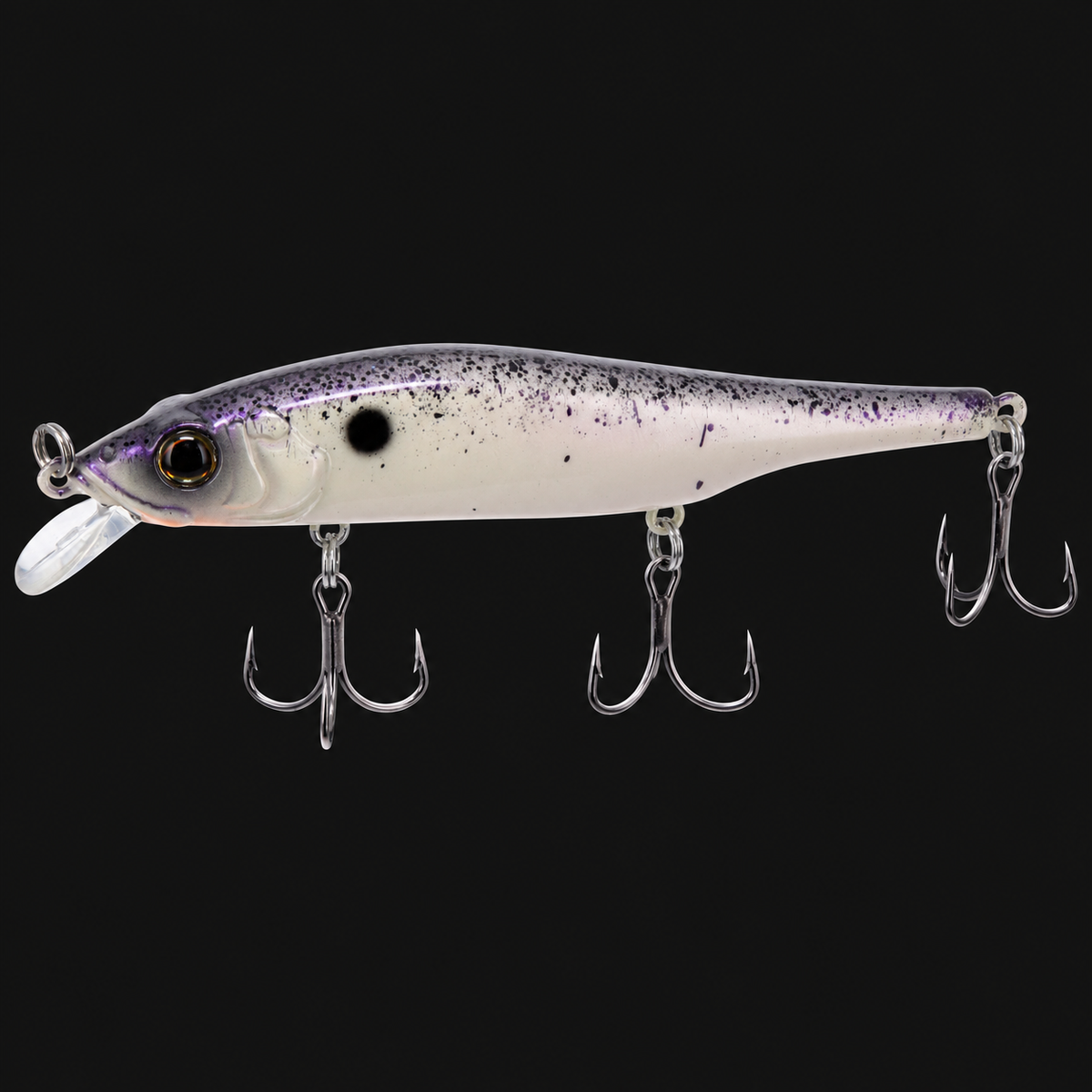 Bill Lewis Scope-Stik jerkbait in Purple Nurple
