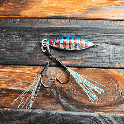 Submission Fishing Co. Micro Sumo & Mercenary 4-Pack | Slow Pitch Jig | 10g & 15g | Two Profiles | Save 10%