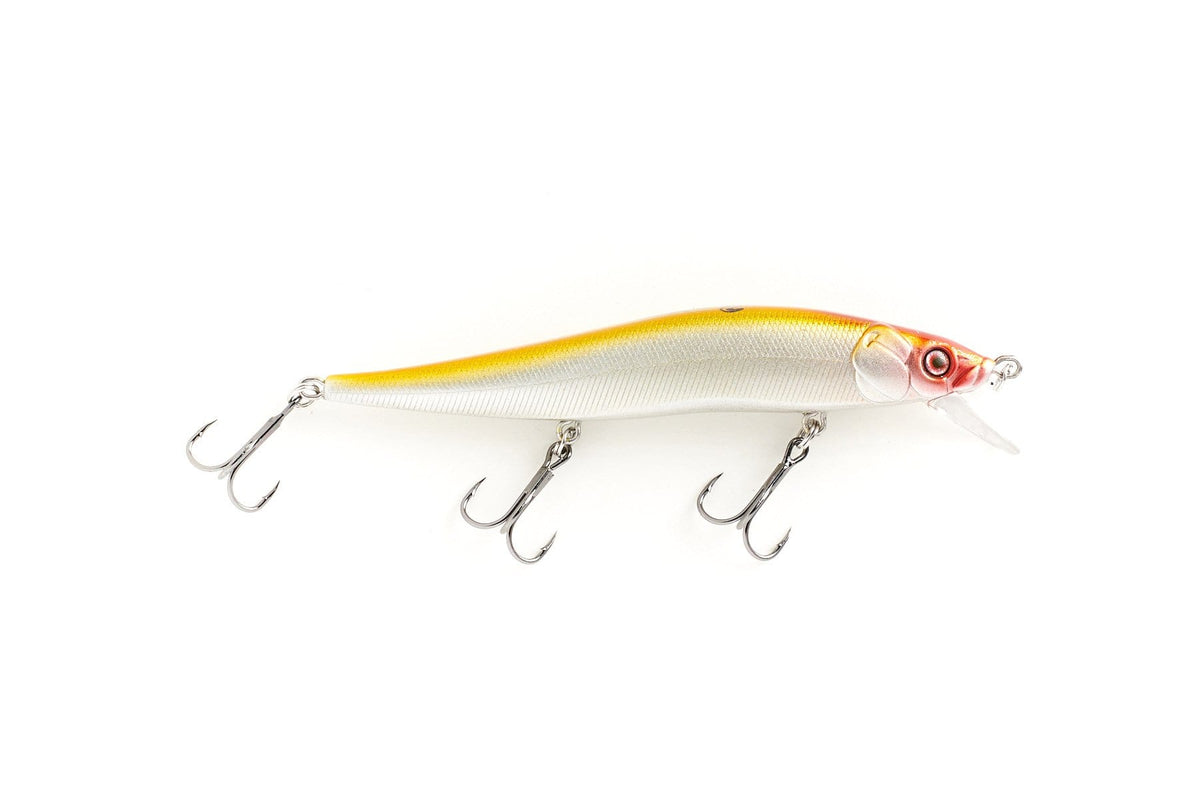 Bruiser Baits Banger 110 Jerkbait | 110mm | 1/2 oz | Irregular Darting Action | 3 Mustad Trebles | Tournament-Proven | 4 Colors