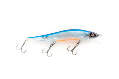 Bruiser Baits Banger 110 Jerkbait | 110mm | 1/2 oz | Irregular Darting Action | 3 Mustad Trebles | Tournament-Proven | 4 Colors
