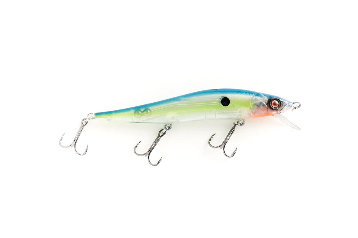 Bruiser Baits Banger 110 Jerkbait | 110mm | 1/2 oz | Irregular Darting Action | 3 Mustad Trebles | Tournament-Proven | 4 Colors