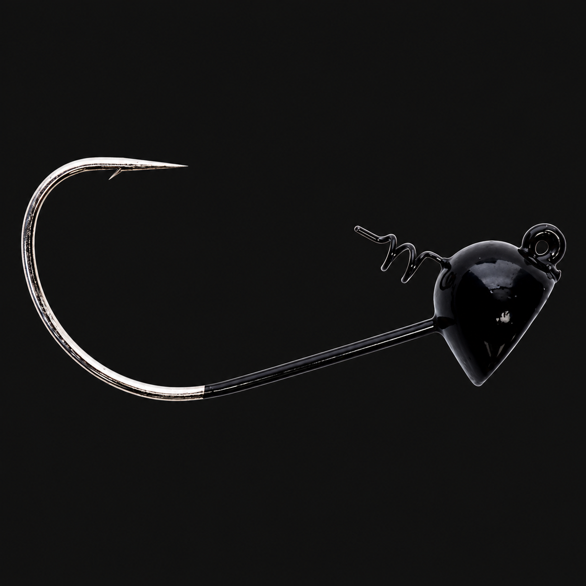 Buckeye Spot Remover Wide Gap jighead in Black