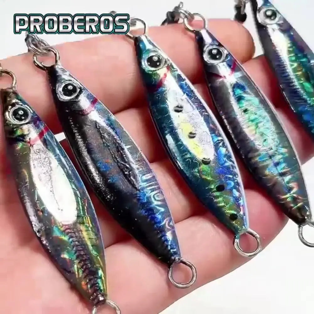 Fast Sinking Metal Spoon Jig Fishing Lure Lures Jigs Spoon Saltwater Artificial Bait Fishing Accessories