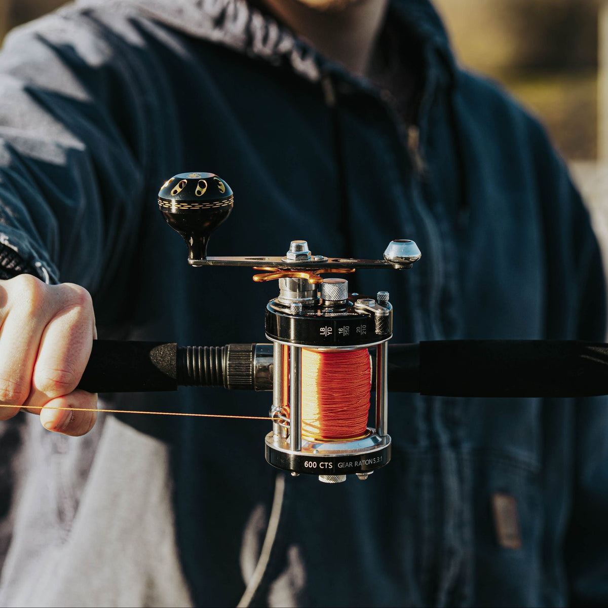 Catfish Pro 600CTS Round Baitcaster Reel | 19 lb Drag