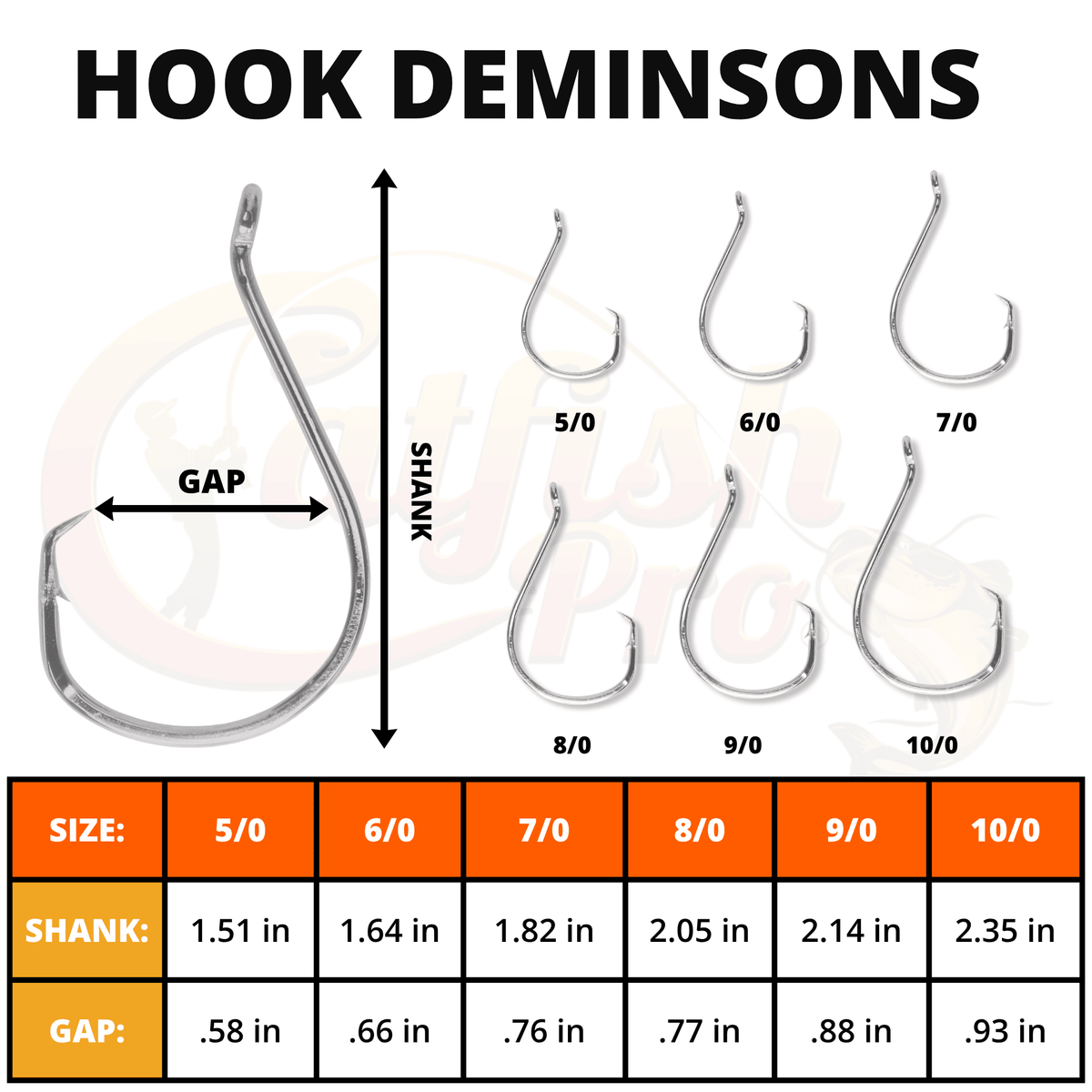 Catfish Pro Double Offset Circle Hooks 6/0 Value Pack 24-Count