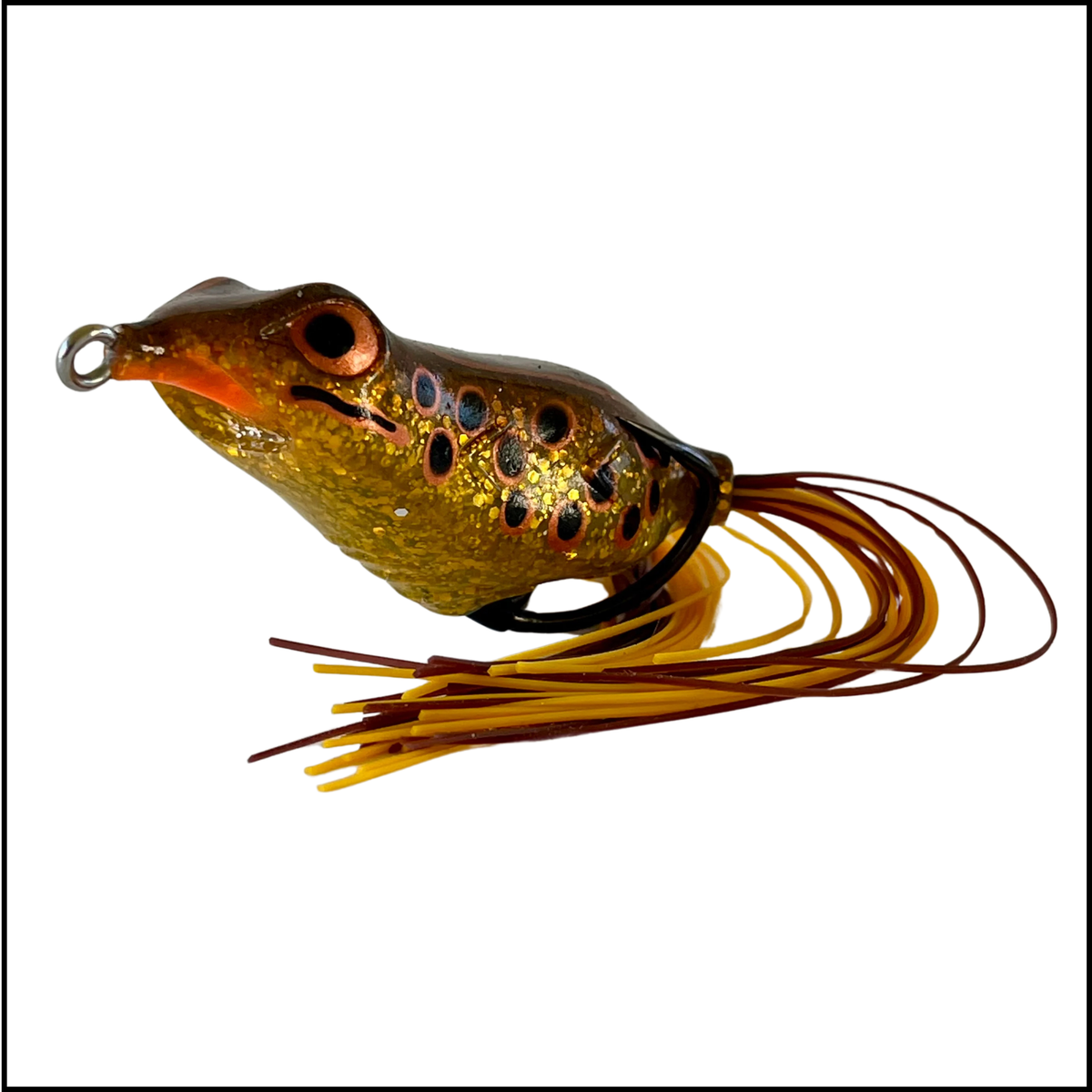 Copper Red Baits Wave Frog Hollow Body Topwater Lure