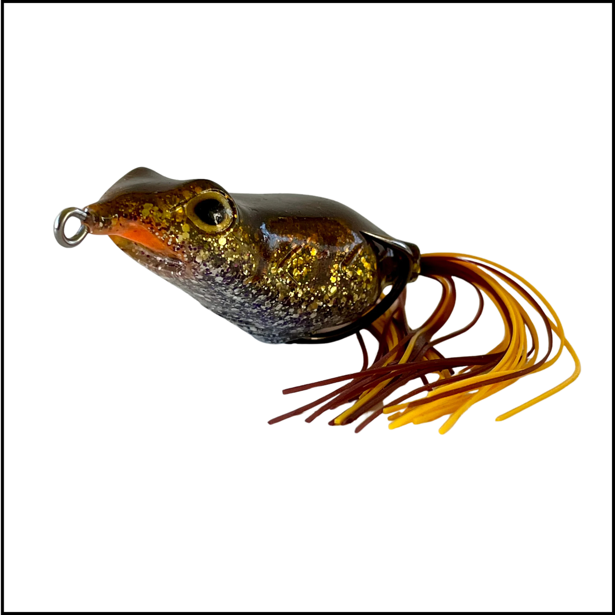 Copper Red Baits Wave Frog Hollow Body Topwater Lure