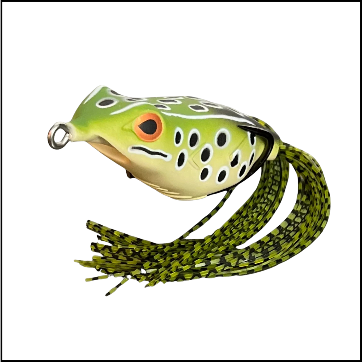 Copper Red Baits Wave Frog Hollow Body Topwater Lure