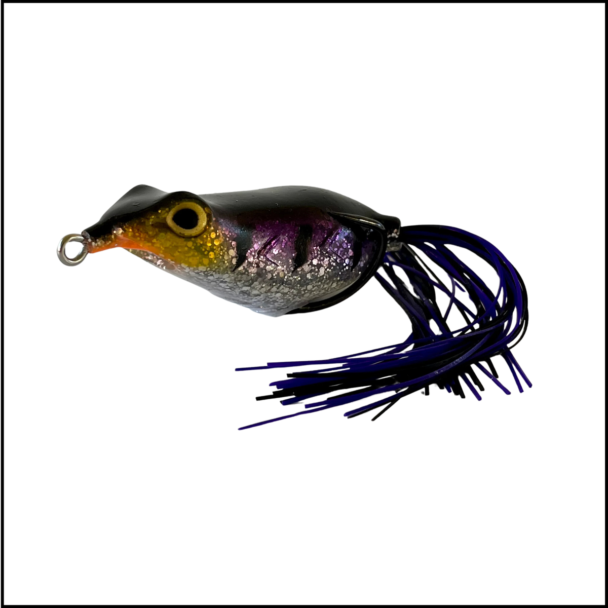 Copper Red Baits Wave Frog Hollow Body Topwater Lure