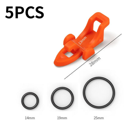 5pcs Fishing Rod Pole Hook Keeper Lure Bait Holder Lure Accessories Jig Hooks Safety Keeping Holder Fishing Tool