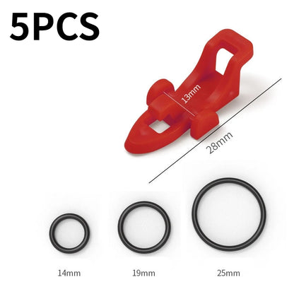5pcs Fishing Rod Pole Hook Keeper Lure Bait Holder Lure Accessories Jig Hooks Safety Keeping Holder Fishing Tool