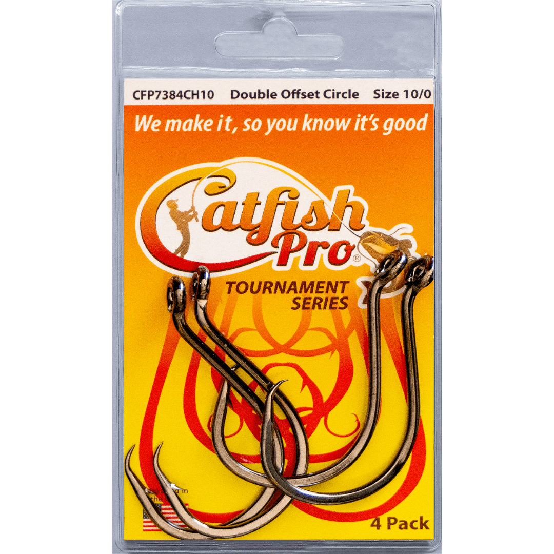Catfish Pro Double Offset Circle Hooks 10/0