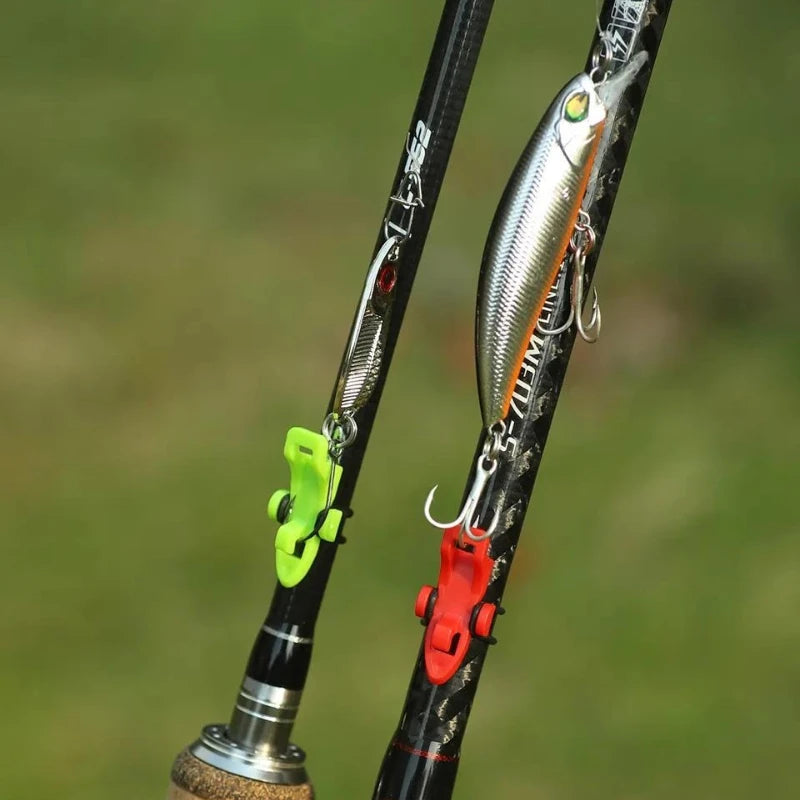 5pcs Fishing Rod Pole Hook Keeper Lure Bait Holder Lure Accessories Jig Hooks Safety Keeping Holder Fishing Tool