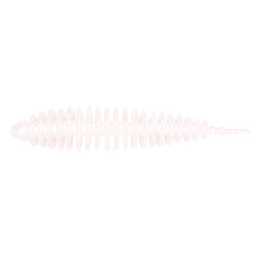 Soft Fishing Lure, Spiral Worm Bait with Glitter