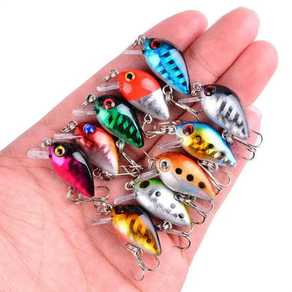 Fishing Lure Small Minnow Mini Wobble 3cm 1.5g Micro Fish Crank Bait Artificial Lure Swimbait 1 Piece