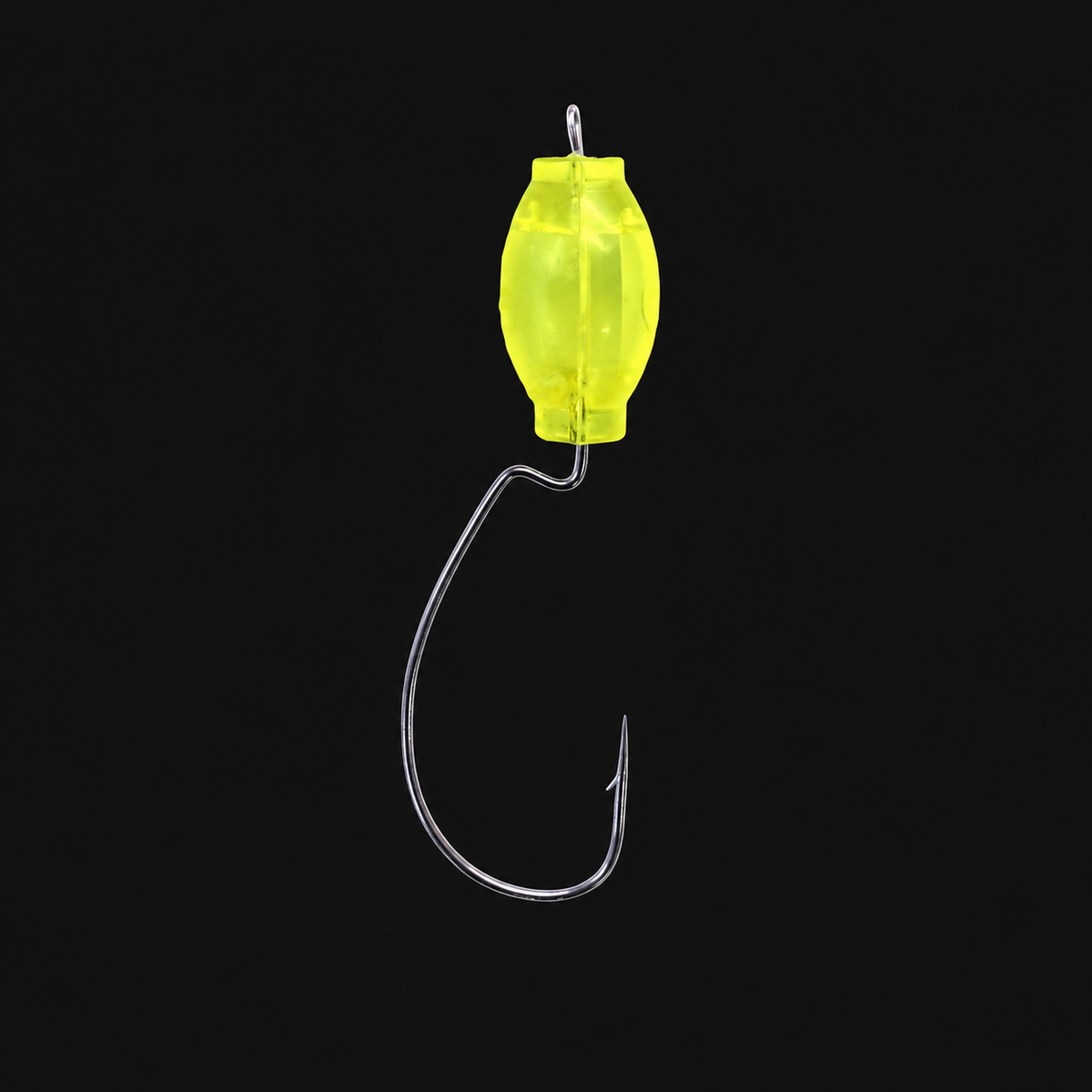 Floatzilla Zilla Head with 3/0 hook Translucent Chartreuse