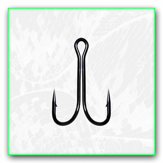 Royal Hooks ROYAL Frog Hooks | Double-Prong | Down-Facing Points | Triple-Coated | Twice Chemically Sharpened | Soft Plastic Frogs & Urchin Baits | 2/0 & 3/0