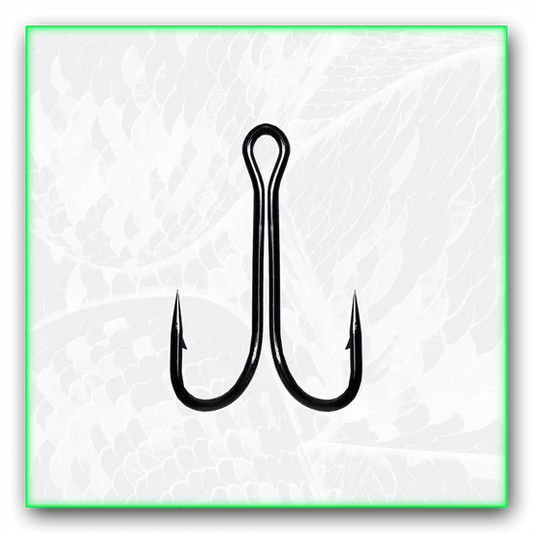Royal Hooks ROYAL Frog Hooks | Double-Prong | Down-Facing Points | Triple-Coated | Twice Chemically Sharpened | Soft Plastic Frogs & Urchin Baits | 2/0 & 3/0