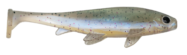 Fishing lure with a detailed design on a white background